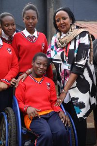 Education Cabinet Secretary, Dr. amina Mohammed, Prayed with the candidates of Ngara Girls High School this morning and wished them well in their post-Secondary endeavours.