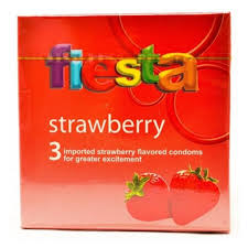 Fiesta Strawberry Condoms