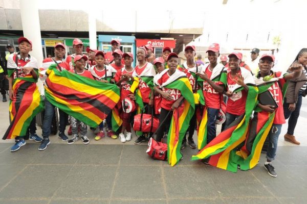 Photo- Zimbabwe boys Africa Copa Coca Cola 2018 Champioship representatives (Photo Courtesy of Zimbabwe Coca Cola)