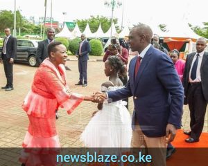 Hon William Ruto and his wife, Rachel