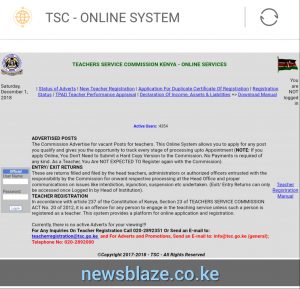 TSC Online Home Page