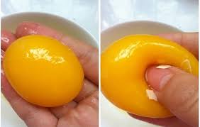 Plastic eggs' yolk (Image courtesy of Youtube)
