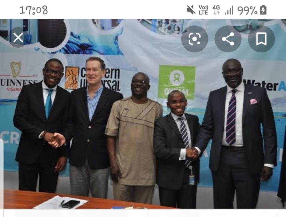 New Safaricom CEO Mr Peter Ndegwa ; Second from right.