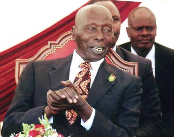Former President, the late Daniel Toroitich Arap Moi.