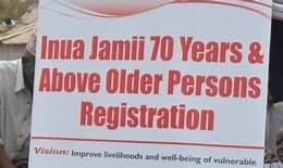 Inua jamii cash transfer programme in Kenya