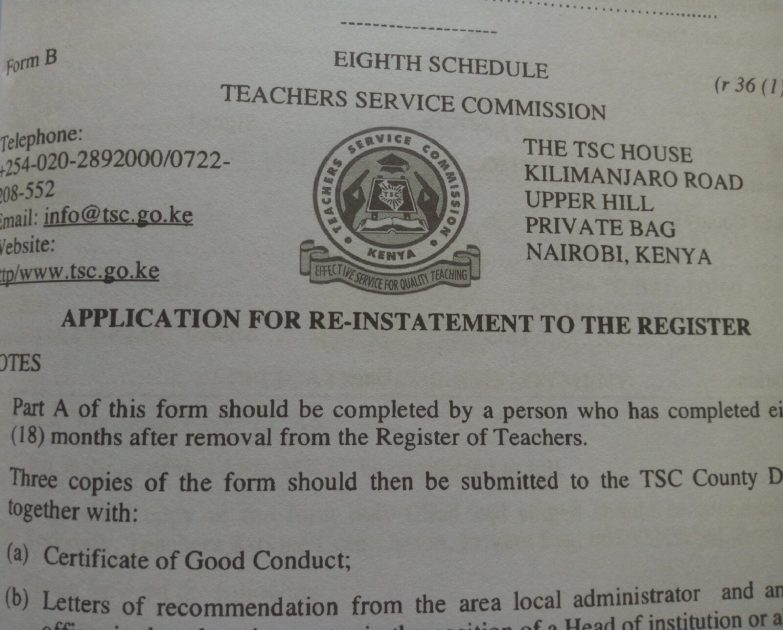TSC: LEAVES, TYPES OF LEAVES TEACHERS CAN BE GIVEN, HOW TO APPLY FOR LEAVES: Compassionate leave: