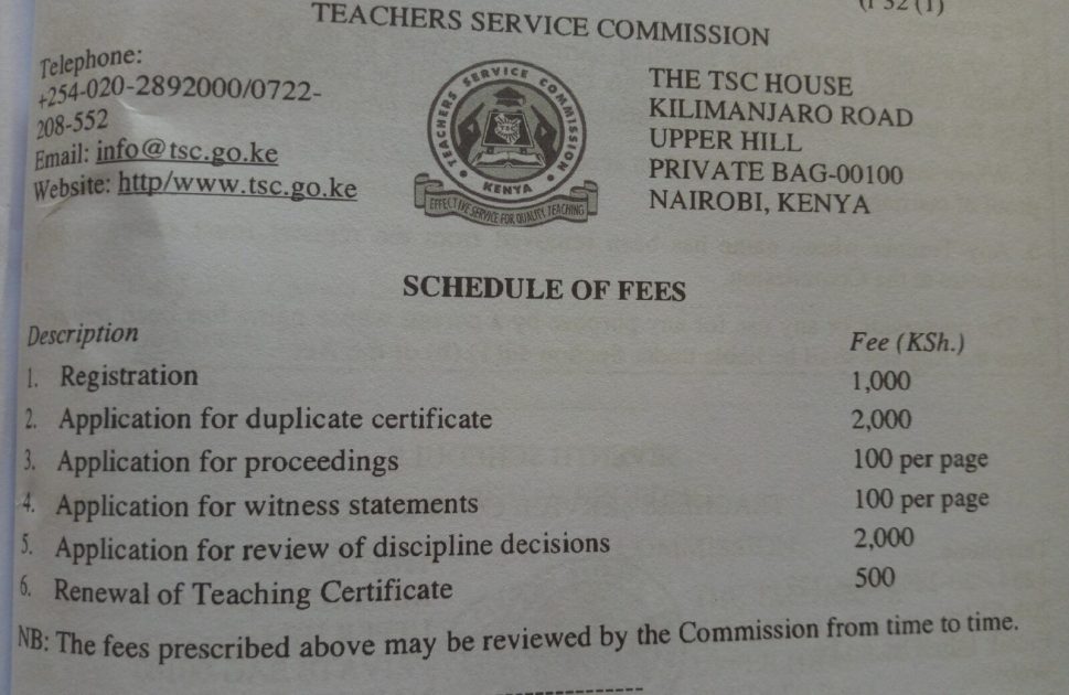 TEACHERS SERVICE COMMISSION SICK LEAVE, WHEN/ HOW CAN A TEACHER APPLY FOR A SICK LEAVE