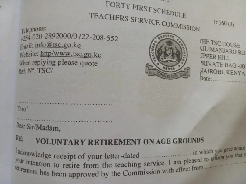 VOLUNTARY RETIREMENT ON HEALTH GROUNDS