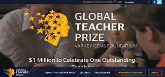 Teachers urged to enter the global teacher prize, 2019.