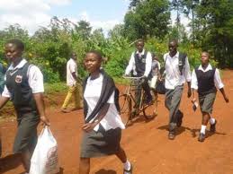 File Photo- Students walking home from school