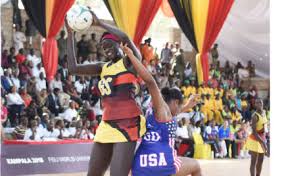 Towering ugandan Netballer