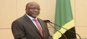 File photo; Tanzanian President, Hon. John Pombe Magufuli, at a past event.