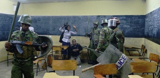 Police brutality against Maseno University students