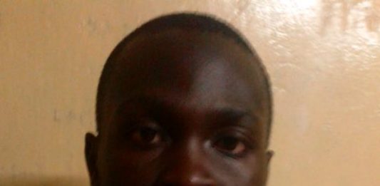 Mr. Willy Wanyoni of Moi Girls Kamusinga after his arrest for defiling a student at the school