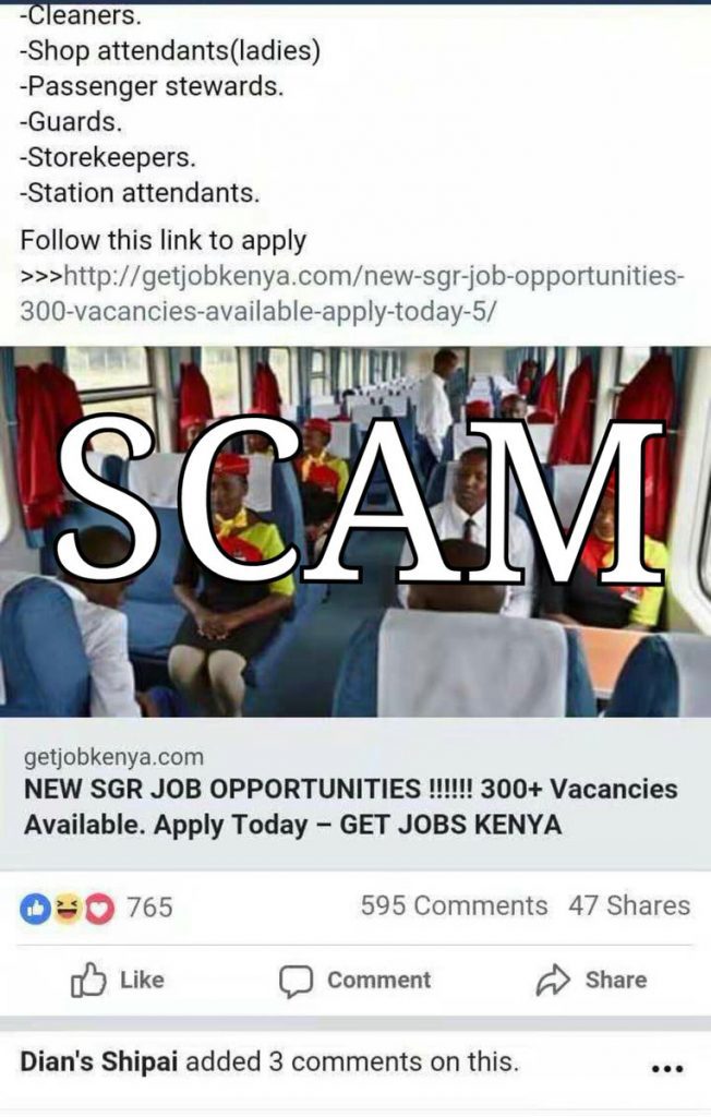 SGR Jobs Scam