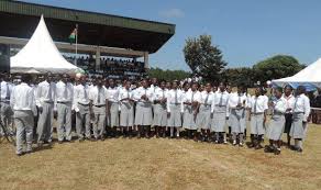 Students at the Murang'a Teachers Training College, TTC.