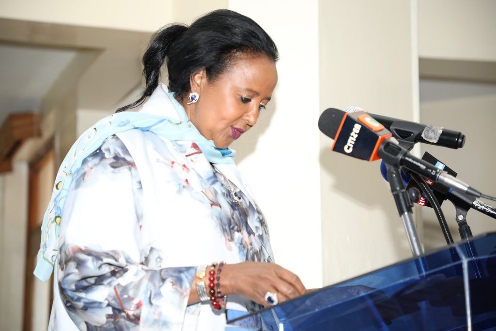 Education cabinet Minister, Dr amina Mohammed. The cabinet Secretary has announced tha rolling out of the New Competency Based Curriculum has been put on hold.