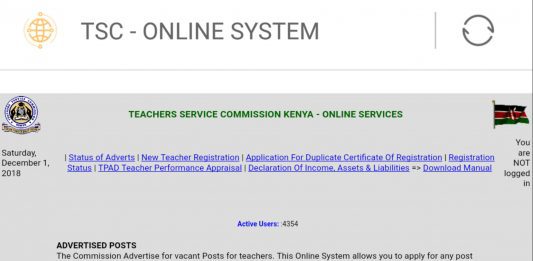 TSC Online Home Page