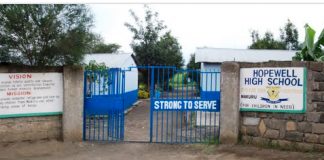 File Photo- Hopewell Secondary School in Nakuru. Students from the school have been arrested as prime suspects over the murder of Mr Omare; who was a Physics teacher at the Private School