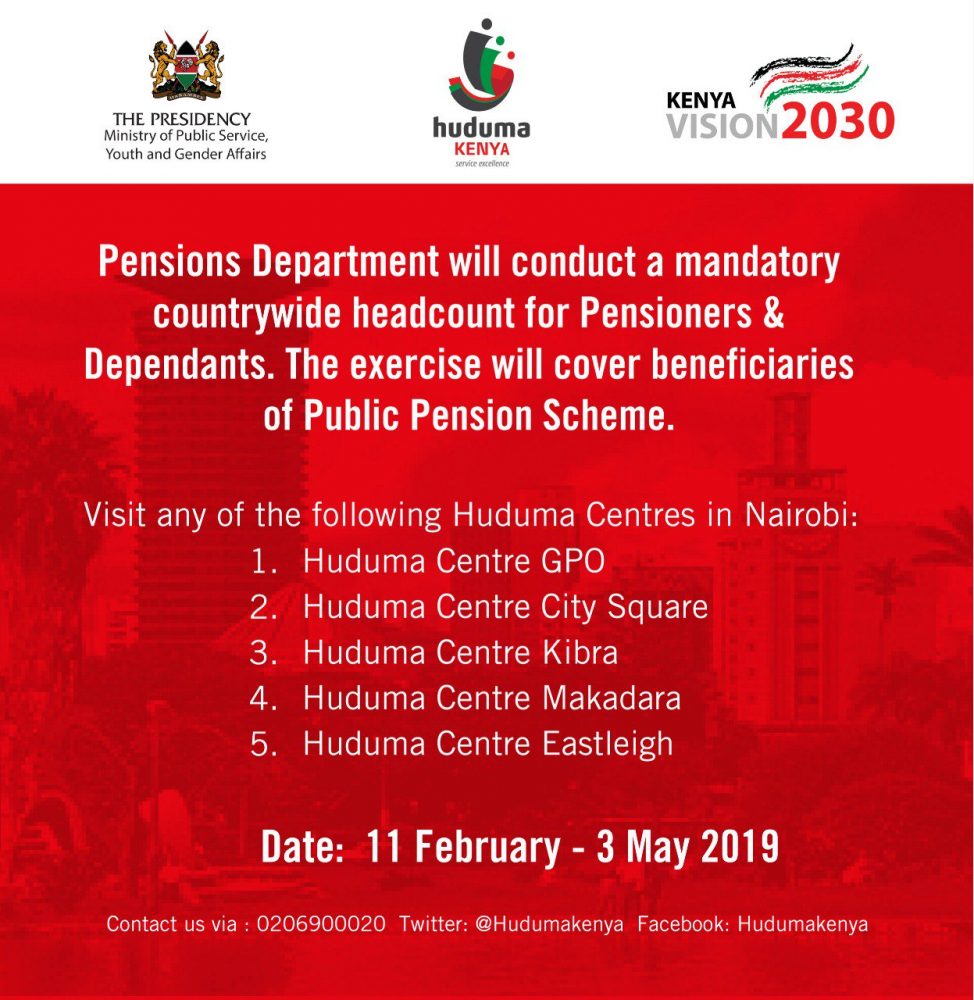 Read more about the article Government to conduct a head count for all pensioners