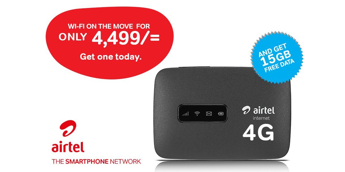 Airtel’s portable routers with Hotspots