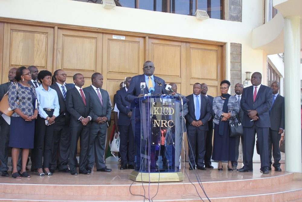 Read more about the article Education Cabinet Secretary, Prof George Magoha, meets with TSC boss, Interior and ICT Cabinet Secretaries- Report on what they discussed
