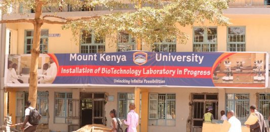 Mount Kenya University, MKU, premises