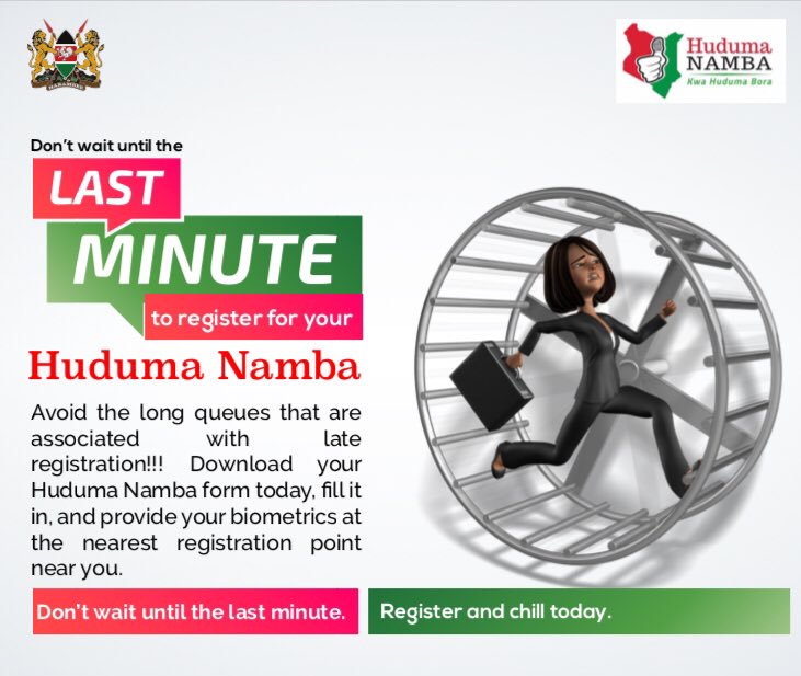Huduma Namba Information card; Benefits of having a Huduma Namba