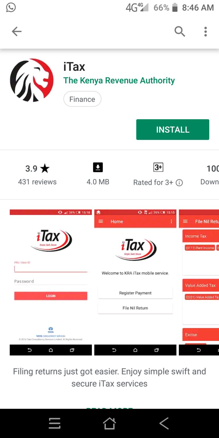 New- How to file KRA returns, Nil returns, by using your mobile phone’s iTax App; Simplest procedure
