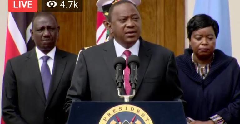 Photo/ File- President Uhuru Kenyatta at a past function.