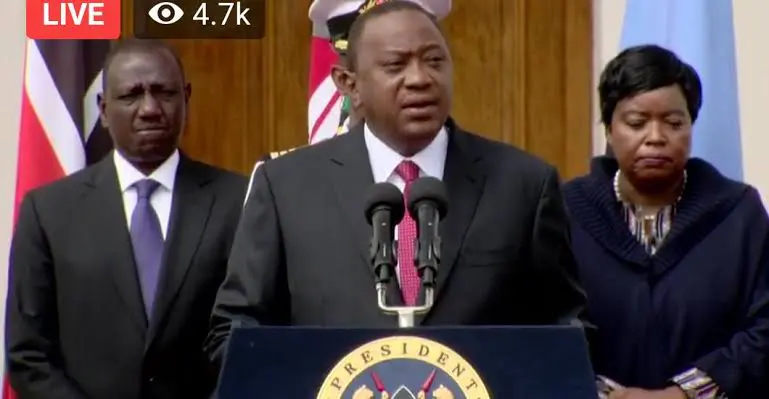 Photo/ File- President Uhuru Kenyatta at a past function.
