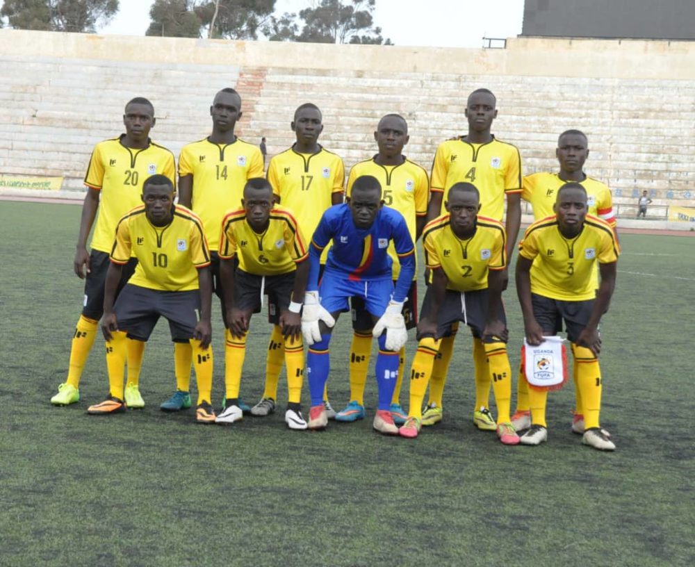 Uganda Under 15 soccer team at the 2019 CECAFA finals