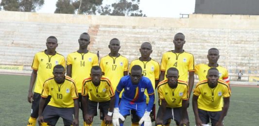 Uganda Under 15 soccer team at the 2019 CECAFA finals