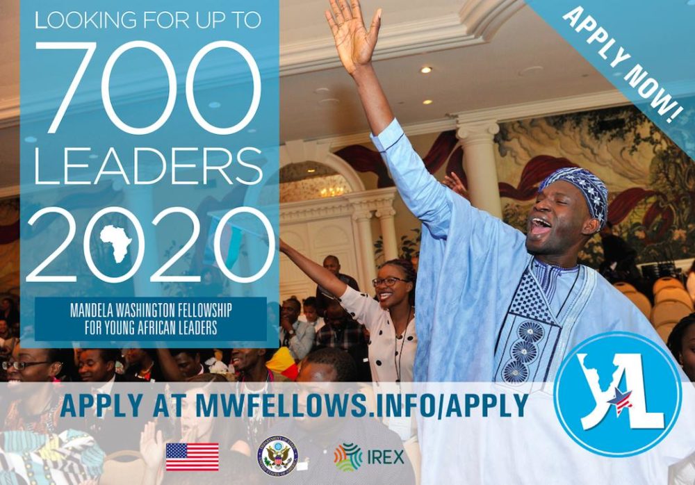 The 2020 Mandela Washington Fellowship