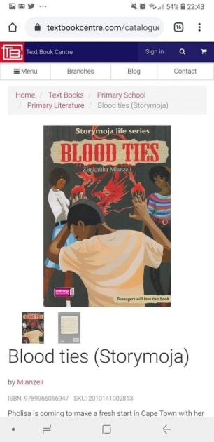 The contentious textbook 'Blood Ties (Story Moja)' deemed to be having vulgar content