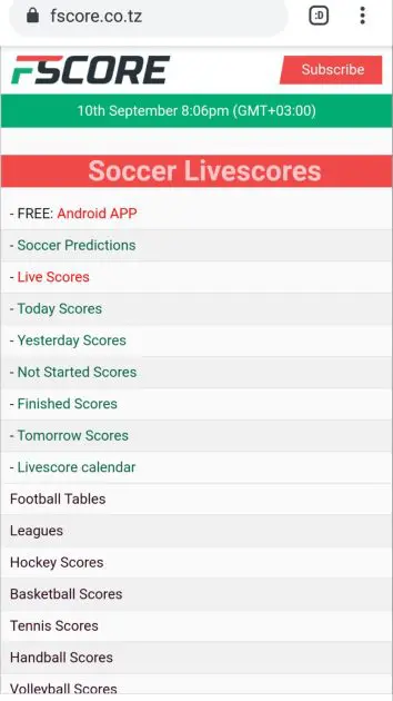 Fscore.co.tz