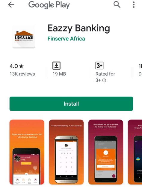Equity’s Eazzy banking mobile App: Get mobile loans easily and quickly