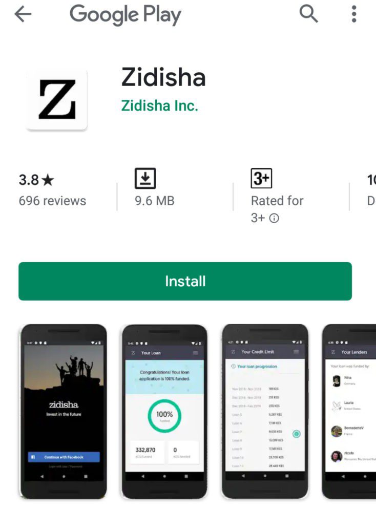 Read more about the article Fast and cheap mobile online loans: The Zidisha loans and App free download
