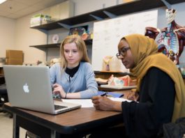 Students at the University of Michigan. which takes Kalamazoo Promise scholarships. (Daryl Marshke, Michigan Photography, University of Michigan)