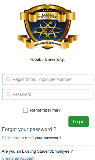 How to Log in to Kibabii University Students Portal online, https://portal.kibu.ac.ke/, for Registration, E-Learning, Hostel Booking, Fees, Courses and Exam Results