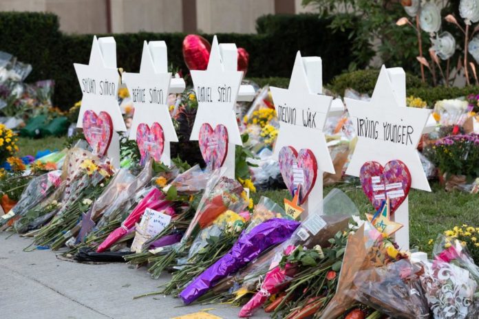 Mass-shooting-memorial-1024x683 Memorial outside the Tree of Life Congregation Synagogue in Pittsburgh, October 2018. (Official White House photo