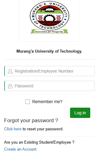 How to Log in to Murang'a University Students Portal, for Registration, E-Learning, Hostel Booking, Fees, Courses and Exam Results