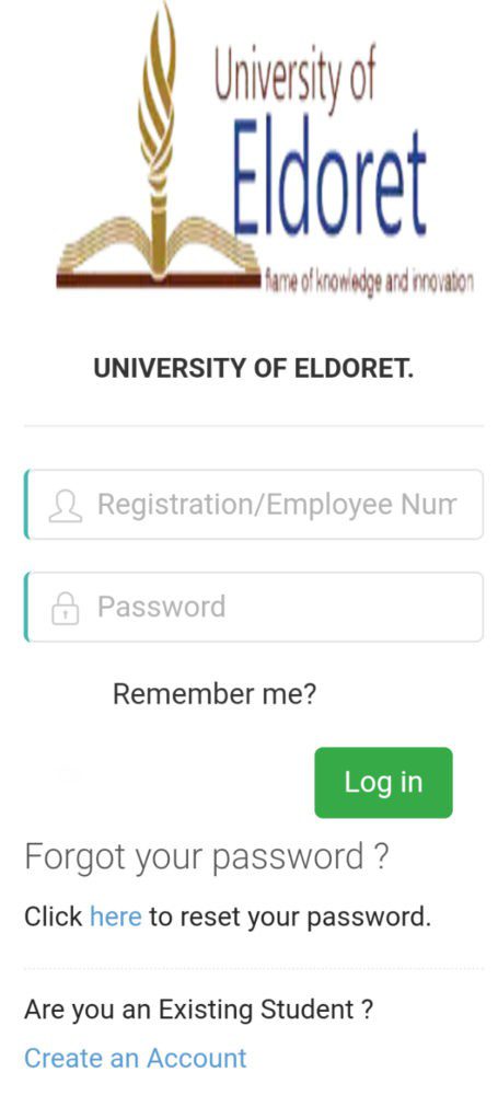 How to Log in to University of Eldoret Students Portal, https://portal.uoeld.ac.ke, for Registration, E-Learning, Hostel Booking, Fees, Courses and Exam Results