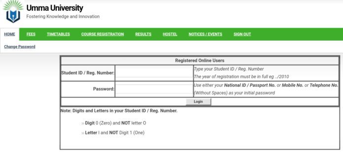 How to Log in to Umma University Students Portal, https://students.umma.ac.ke, for Registration, E-Learning, Hostel Booking, Fees, Courses and Exam Results How to Log in to Umma University Students Portal, https://students.umma.ac.ke, for Registration, E-Learning, Hostel Booking, Fees, Courses and Exam Results