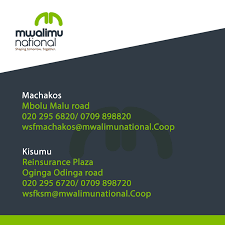 Mwalimu National SACCO, Mwalimu Mashinani, Agency Banking, Mobile loans and App; How to apply for loans via phone