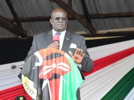 Education CS Prof George Magoha at a past function.