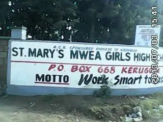 ST. MARY’S MWEA GIRLS SECONDARY SCHOOL