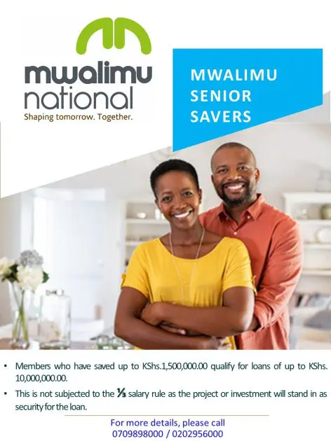Mwalimu Nationa Sacco products and Services Mwalimu Nationa Sacco products and Services