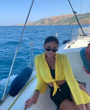 Bjonda Haliti; the 22 year old American Lady from California who is on her recovery path from CoronaVirus Disease. Pic/Courtesy. Bjonda Haliti; the 22 year old American Lady from California who is on her recovery path from CoronaVirus Disease. Pic/Courtesy.