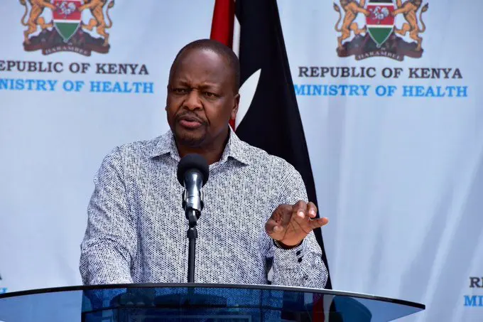 Health CS Mutahi Kagwe.